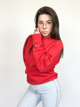 Load image into Gallery viewer, Vintage Champion Red Crewneck Sweater