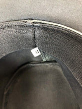 Load image into Gallery viewer, Black Leather Brass Concho Cowboy Hat