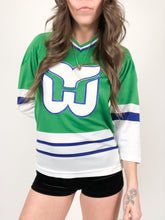 Load image into Gallery viewer, Vintage 90s CCM Hartford Whalers Jersey Youth L