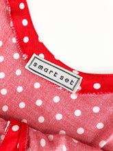 Load image into Gallery viewer, Vintage 90s Smart Set Red & White Polka Dot Maxi Dress