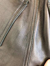 Load image into Gallery viewer, Danier Ultra Soft Black Leather High Rise Pants Waist 25”