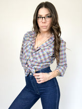Load image into Gallery viewer, Vintage 70s Double Decker Western Pearl Snap Shirt