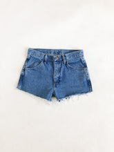 Load image into Gallery viewer, Vintage 90s Rustler High Rise Cut Off Shorts Waist 30”