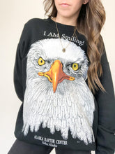 Load image into Gallery viewer, Vintage 90s Sitka Alaska Eagle ‘I AM SMILING’ Sweater
