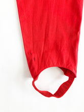 Load image into Gallery viewer, Vintage 80s/90s Liz Claiborne Cherry Red Stirrup Trousers Waist 24/25”