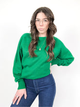 Load image into Gallery viewer, Vintage 70s JC Penny Emerald Green Wool Sweater