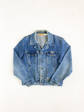 Load image into Gallery viewer, Vintage 80s Rustler Distressed Denim Jacket