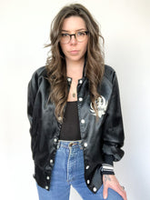 Load image into Gallery viewer, Vintage 80s Hank Williams Jr and the Bama Band Black Satin Jacket