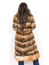 Load image into Gallery viewer, Vintage 60s Fox Trim Fur Coat