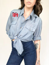 Load image into Gallery viewer, Vintage 70s DeeCee Rangers Farmer Pearl Snap