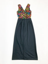 Load image into Gallery viewer, Vintage 80s Gina Rinaldi Abstract Maxi Dress