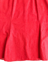 Load image into Gallery viewer, Vintage 70s Roper ‘Rodeo Blue’ Red Western Shirt and Skirt Set