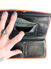 Load image into Gallery viewer, Vintage Hand Tooled Painted Wallet