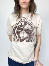 Load image into Gallery viewer, Vintage 78 Trout Creek Bluegrass Ringer Tee Size S