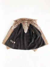 Load image into Gallery viewer, Vintage 70s Skincheetahs Brown Suede Faux Shearling Jacket