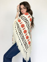 Load image into Gallery viewer, Vintage Hand Knit Poncho