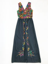 Load image into Gallery viewer, Vintage 80s Gina Rinaldi Abstract Maxi Dress