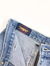 Load image into Gallery viewer, Vintage 70s Brittania High Rise Straight Leg Jeans Waist 26”