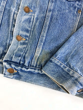Load image into Gallery viewer, Vintage 80s Rustler Distressed Denim Jacket