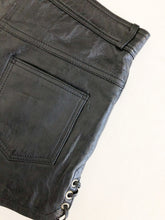 Load image into Gallery viewer, Vintage 80s Leather Shorts Waist 28”
