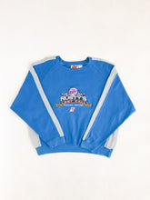 Load image into Gallery viewer, Vintage Rusty Wallace #2 Miller Lite Winners Circle Blue and Grey Sweater
