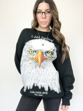 Load image into Gallery viewer, Vintage 90s Sitka Alaska Eagle ‘I AM SMILING’ Sweater