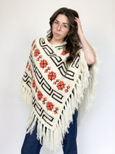 Load image into Gallery viewer, Vintage Hand Knit Poncho