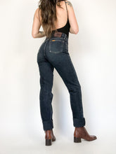 Load image into Gallery viewer, Vintage 90s Edwin High Rise Slim Fit Jeans Waist 28”