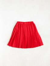 Load image into Gallery viewer, Vintage 80s Red Pleated Skirt Waist 27”/28”