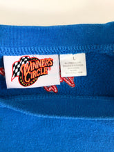 Load image into Gallery viewer, Vintage Rusty Wallace #2 Miller Lite Winners Circle Blue and Grey Sweater