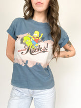 Load image into Gallery viewer, Vintage Y2K Bart Simpson ‘This Board Kicks’ Tee Size Youth XL