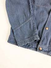 Load image into Gallery viewer, Vintage 70s Denim Long Sleeve Snap Up Shirt