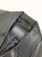 Load image into Gallery viewer, Vintage 00s Black Leather Trench