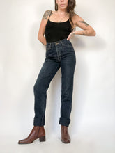 Load image into Gallery viewer, Vintage 90s Edwin High Rise Slim Fit Jeans Waist 28”