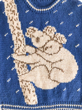 Load image into Gallery viewer, Vintage Hand Knit Koala Sweater