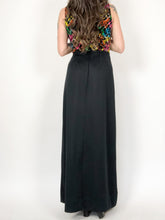 Load image into Gallery viewer, Vintage 80s Gina Rinaldi Abstract Maxi Dress