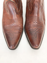 Load image into Gallery viewer, Vintage 80s Joe Sanchez Brown Leather Ankle Boots Size 40