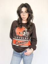 Load image into Gallery viewer, Vintage 80s Cleveland Browns Football Sweater