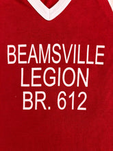 Load image into Gallery viewer, Vintage 70s Beamsville Legion Red & White Baseball Tee Size M