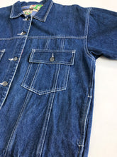 Load image into Gallery viewer, Vintage 90s Denim Jacket with Comic Strip Lining
