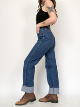 Load image into Gallery viewer, Vintage 70s Brittania High Rise Straight Leg Jeans Waist 26”