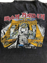 Load image into Gallery viewer, Vintage 1985 Iron Maiden Powerslave Tour Tee