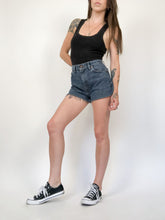 Load image into Gallery viewer, Vintage 80s Levis 550 Stone Wash Cut Off Shorts Waist 30”