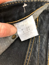 Load image into Gallery viewer, Vintage 90s Edwin High Rise Slim Fit Jeans Waist 28”