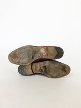 Load image into Gallery viewer, Vintage 90s Brown Leather Lace Up Booties Size 38.5
