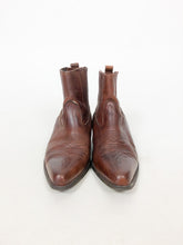 Load image into Gallery viewer, Vintage 80s Joe Sanchez Brown Leather Ankle Boots Size 40