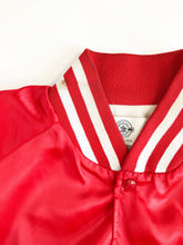 Load image into Gallery viewer, Vintage 80s Budweiser Starter Satin Bomber Jacket