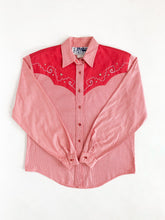 Load image into Gallery viewer, Vintage 70s Roper ‘Rodeo Blue’ Red Western Shirt and Skirt Set
