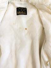 Load image into Gallery viewer, Vintage 80s White Rabbit Fur Cropped Jacket