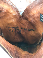 Load image into Gallery viewer, Vintage Dan Post Dark Brown Leather Cowboy Boots Men’s 8